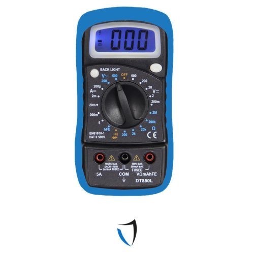 Multimetro Digitale Super 722102 PROXE, Tester Elettricista Professionale, M75 Programmi, Tester Digitale Professionale Fluke